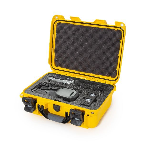 Mallette Nanuk 915 Jaune avec Fermoirs TSA PowerClaw et Mousse Pré-Coupé pour DJI Mavic 3