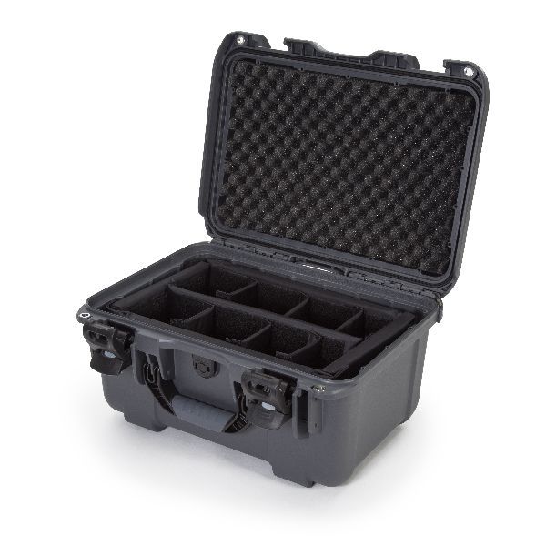 Case Nanuk 918 Graphite with TSA PowerClaw Latch & Dividing Pad