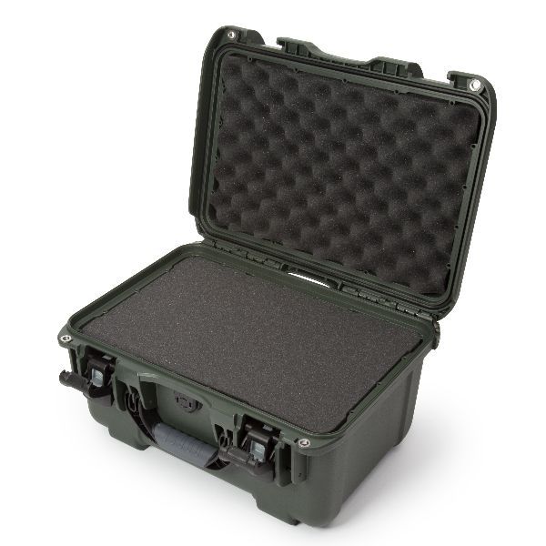 Case Nanuk 918 Olive with TSA PowerClaw Latch & Cubed Foam