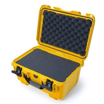 Case Nanuk 918 Yellow with TSA PowerClaw Latch & Cubed Foam