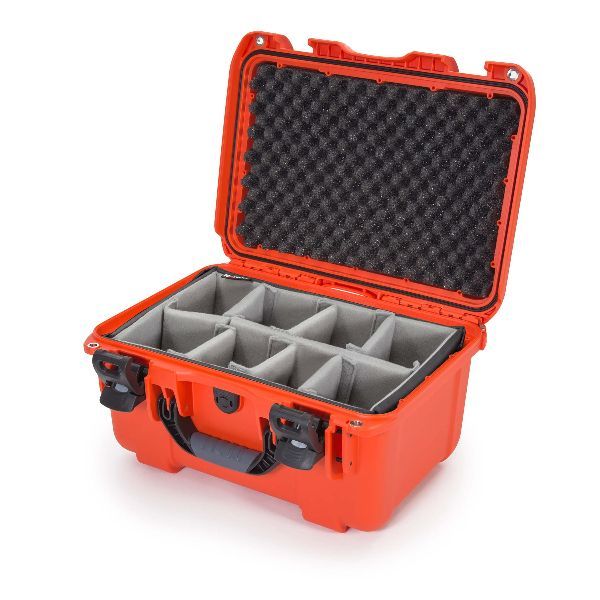 Case Nanuk 918 Orange with TSA PowerClaw Latch & Dividing Pad