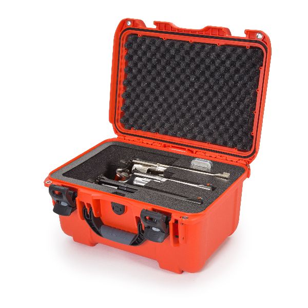 Case Nanuk 918 Orange with 3 Up Revolver Foam