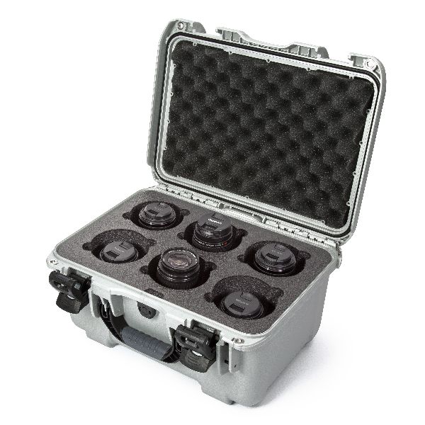 Case Nanuk 918 Silver with 6 Lens Foam