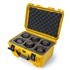 Case Nanuk 918 Yellow with 6 Lens Foam