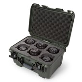 Case Nanuk 918 Olive with TSA PowerClaw Latch and 6 Lens Foam