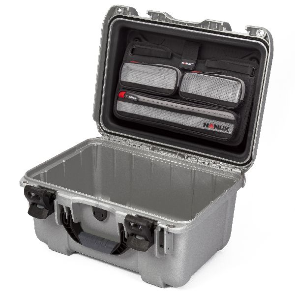 Mallette Nanuk 918 Argent avec Fermoirs TSA PowerClaw et Organisateur de Couvercle