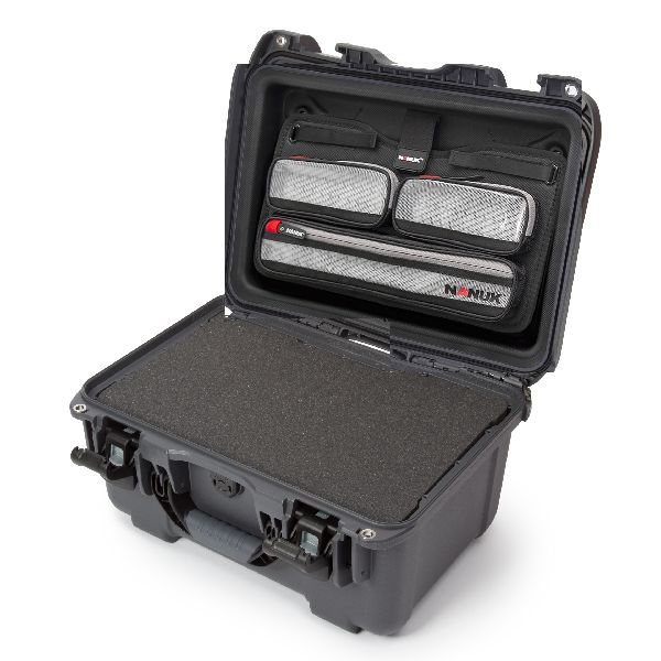 Mallette Nanuk 918 Graphite avec Mousse Cubique et Organisateur de Couvercle