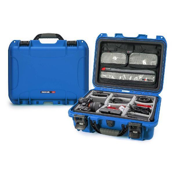 Mallette Nanuk 920 Bleu avec Fermoirs TSA PowerClaw, Bande Séparatrice et Organisateur de Couvercl