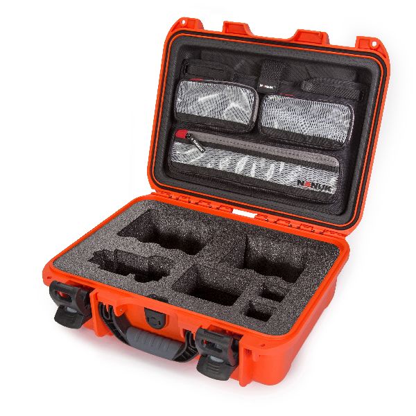 Mallette Nanuk 920 Orange avec Foam pour Sony A7R, A7S et A9 et Organisateur de Couvercle