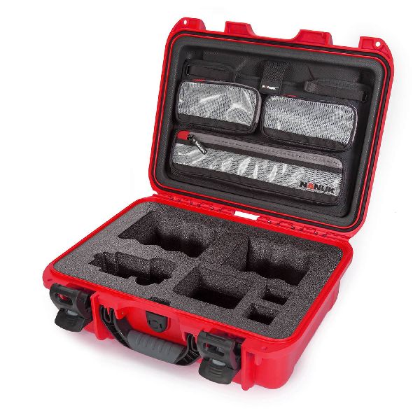 Mallette Nanuk 920 Rouge avec Foam pour Sony A7R, A7S et A9 et Organisateur de Couvercle