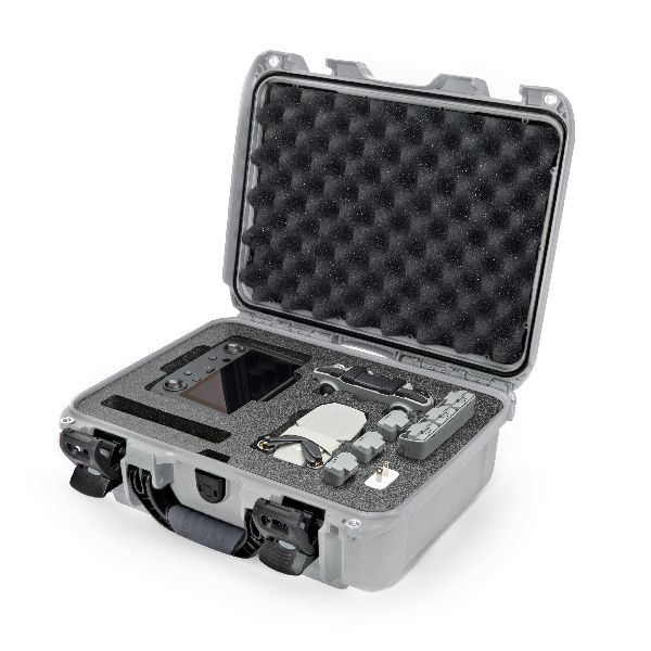 Mallette Nanuk 920 Argent avec Foam pour DJI™ Mini 2 avec Contrôleur Intelligent