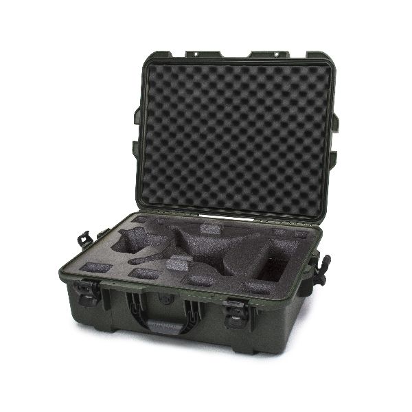 Case Nanuk 945 Olive with Pre-Cut DJI Phantom 4 Foam