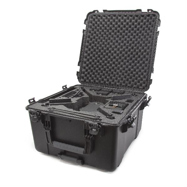 Case Nanuk 970 Black with Retractable Handle, Wheels & DJI Matrice M200 Pre-Cut Foam