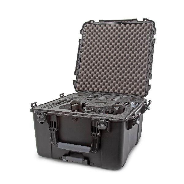 Case Nanuk 970 Black with Retractable Handle, Wheels & DJI Matrice M200 Pre-Cut Foam