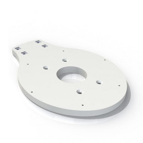 Camera plate - white - FLIR M300C/M332/M364/M364C/M364CLR