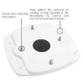 Radar adaptor plate - white - Simrad Halo