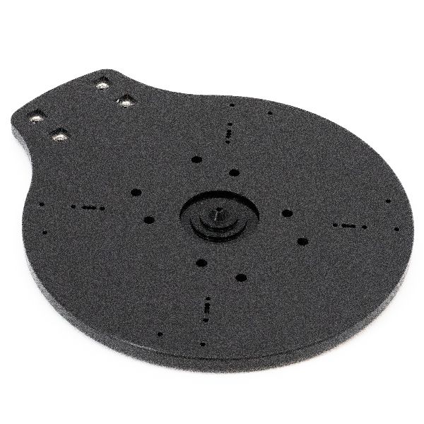 Radar plate - black - satellite dome