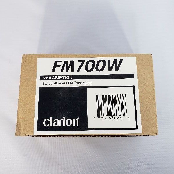 Clarion FM700W Stereo Wireless FM Transmitter
