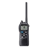 Handheld marine band transceiver with recorder