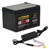 Lithium 12V 18AH LiFePO4 King Battery and 6amp Charger Kit