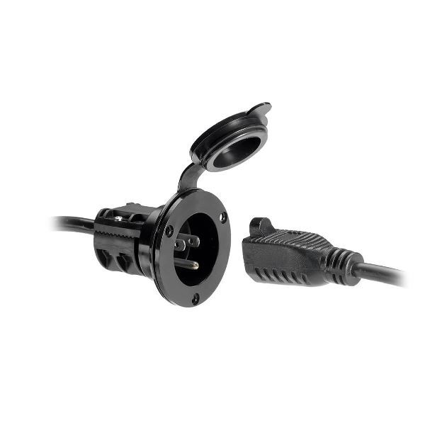 AC Power Port - Black / MKR-21