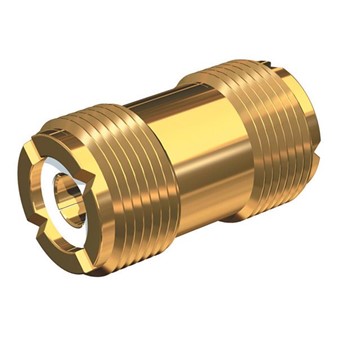 Barrel connector for PL-259 ended cables