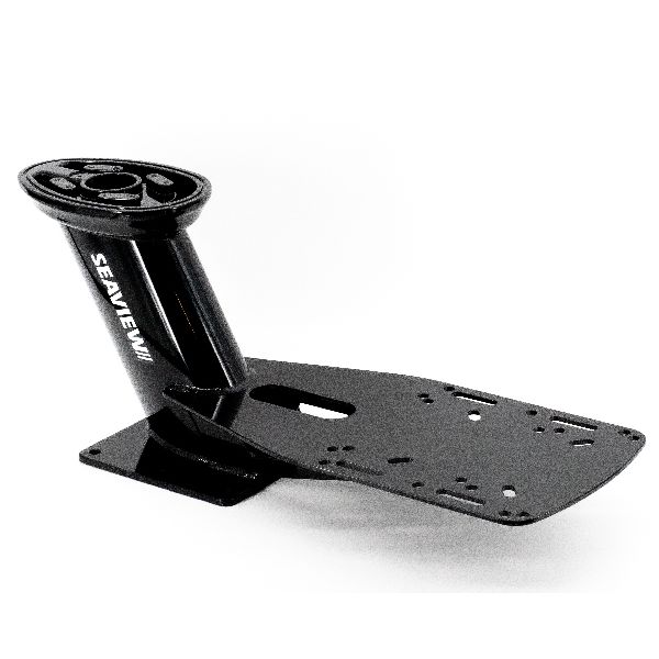 13.25" Tapered mast, aft lean, double, black