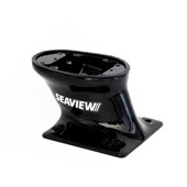 5" Tapered mast, fwd lean, 7x7 base plate, black