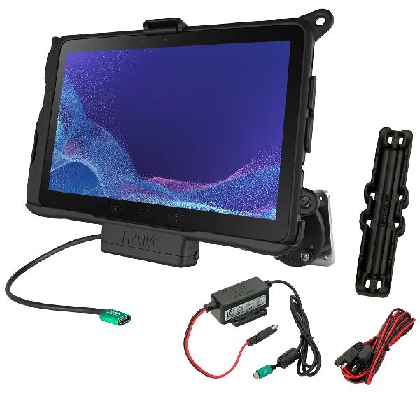 Powered Dock & Dashboard Mount for Samsung Tab Active4 Pro