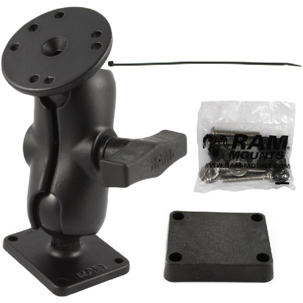 Support à double rotule - Plaque de support composite courte