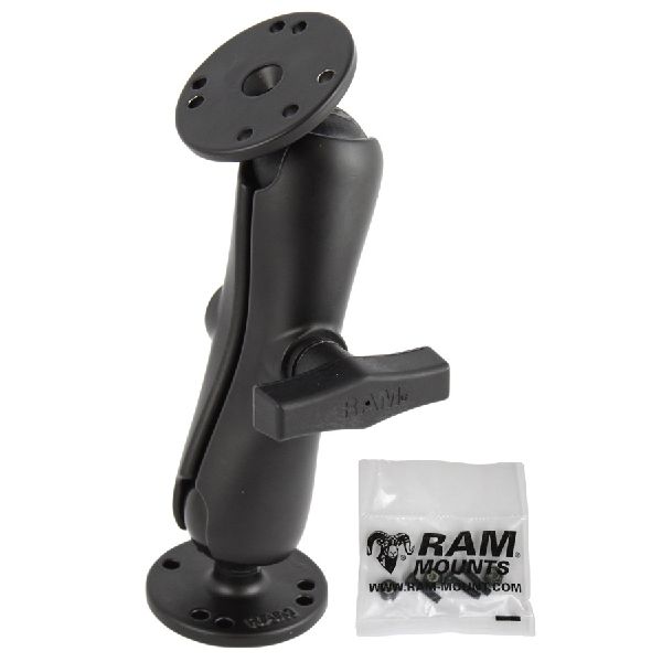 Support à double boule avec matériel Garmin Fishfinder #8-32