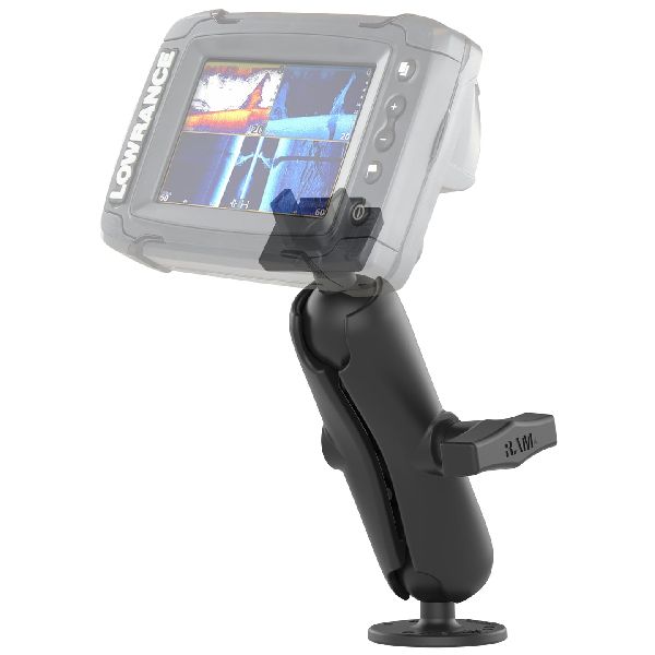 Support à double rotule pour Lowrance Elite-5 et Elite-7 Ti et plus