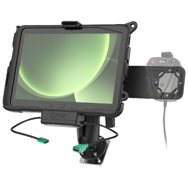 Ensemble de répondeur vocal Aina PTT pour véhicules pour Samsung Tab Active4 Pro