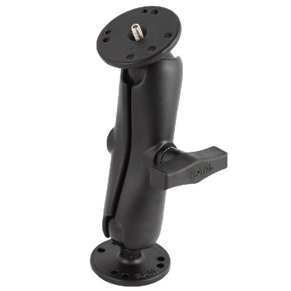 Support à double rotule avec filetage mâle 1/4"-20 - Taille C moyenne