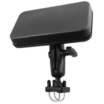 Double U-Bolt Mount with Back Rest for ATV