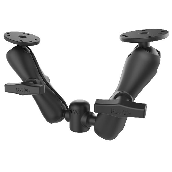 Adaptateur fileté NPT 1/2" avec deux supports à double bille de taille C