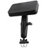 RAM C Size 1.5" Ball Rail Mount with Long Double Socket Arm, Double U-Bolt Base & Back Rest Pad for