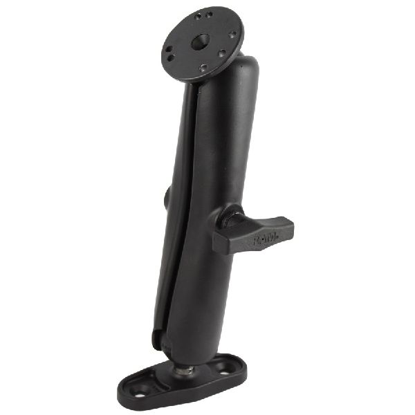 Support à double boule avec base à surface plane - Long