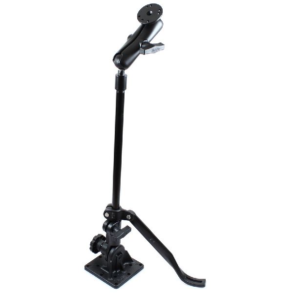 Support de piédestal RAM avec tuyau de 18 po et monture à bille de 1,5 po de taille C