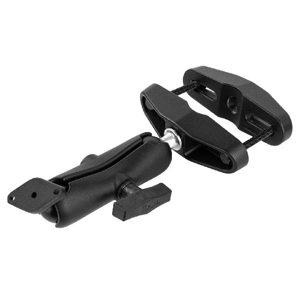 Universal Post Clamp Mount with Diamond Plate - C Size Medium Arm