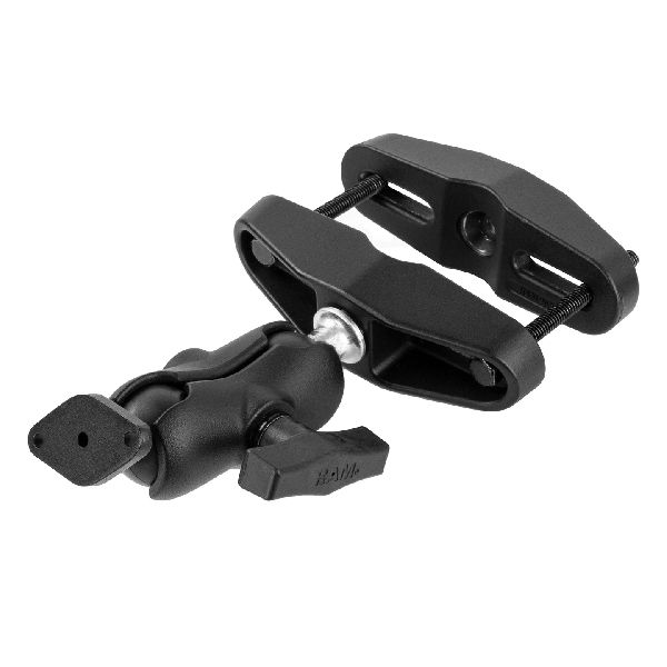 Universal Post Clamp Mount with Diamond Plate - C Size Short Arm