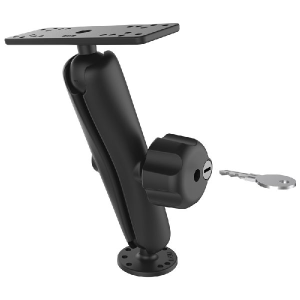 Universal Marine Electronic Mount with Key Lock Knob