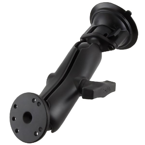 Twist-Lock™ Suction Cup Mount with Round Plate Adapter - Medium