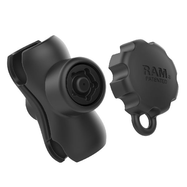 Bras à double douille avec bouton de sécurité RAM® Pin-Lock™ à 5 broches - Taille C