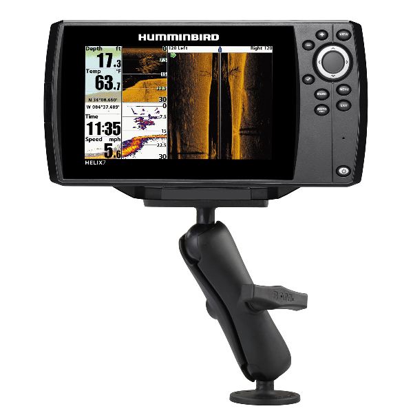 Support à double rotule pour Humminbird Helix 7 - Moyen