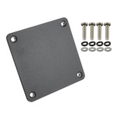 3.6" x 3.6" Backing Plate with Hardware