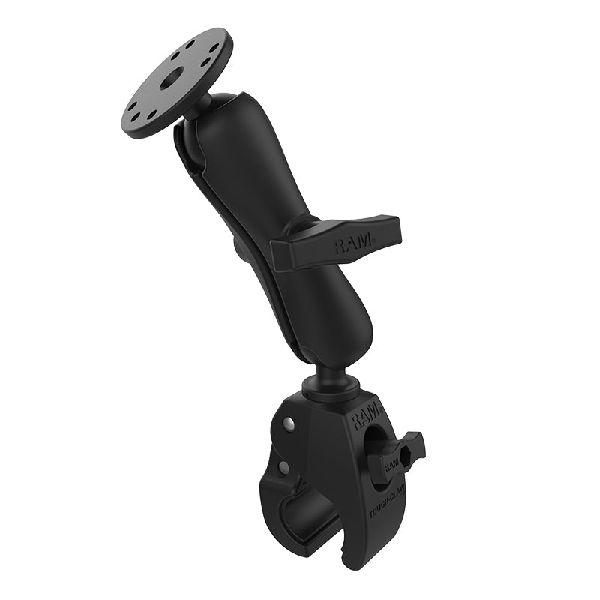 Tough-Claw™ Medium Clamp Double Ball Mount with Round Plate