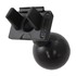 Quick Release Adapter with C Size 1.5" Ball for "RUGGED USE" Lowrance Elite-5, Mark-5, Hook-5 & Eli