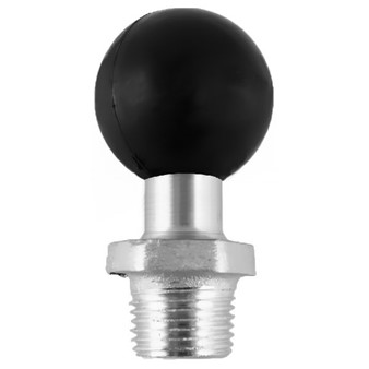 C Size 1.5" Ball with 1/2" NPT Male Threaded Post