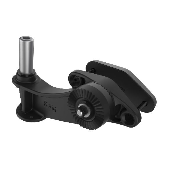 4" Square Post Clamp Ratchet Base with 1/2" NPT Post